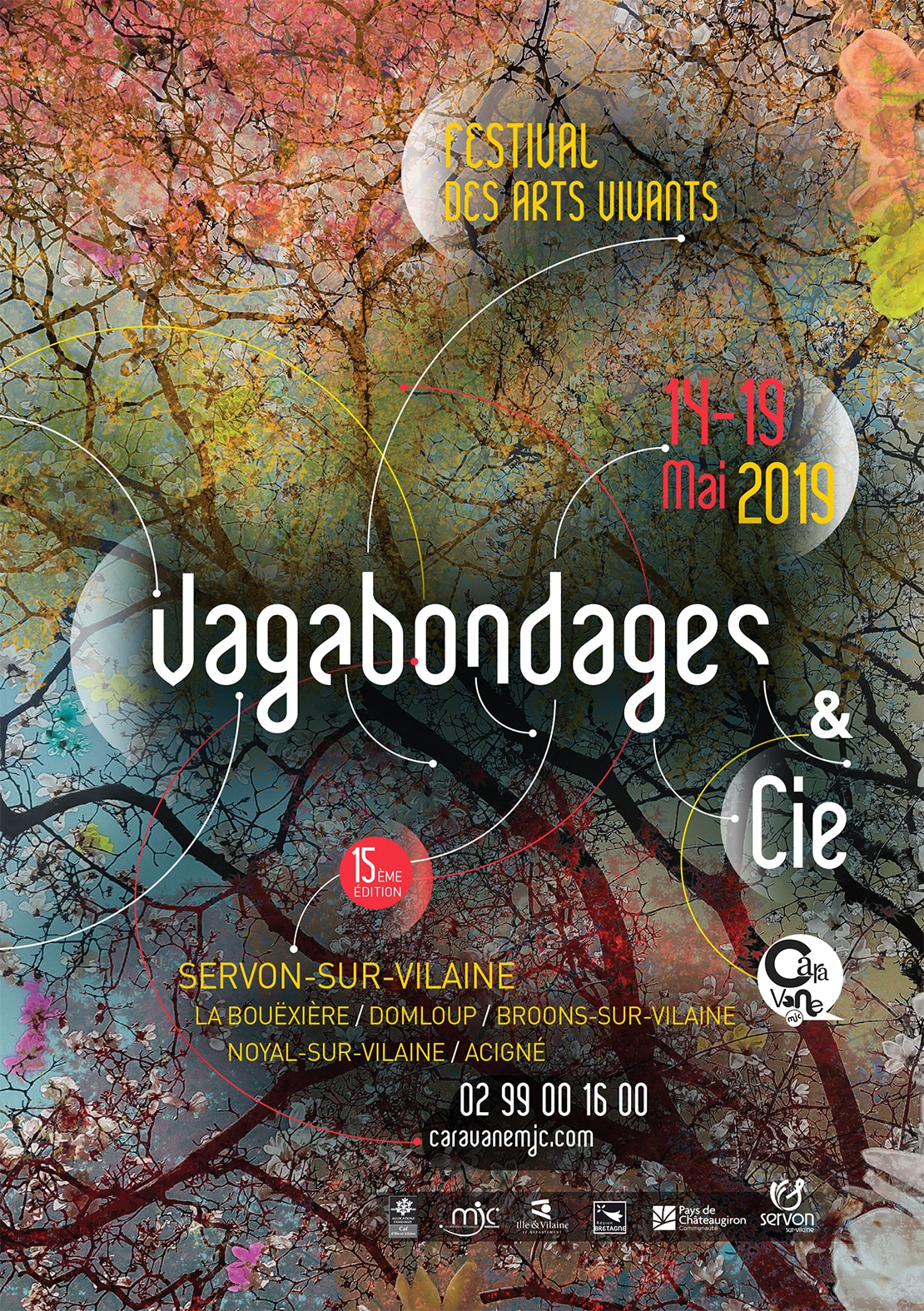 Affiche Festival Vagabondages et Compagnie 2019